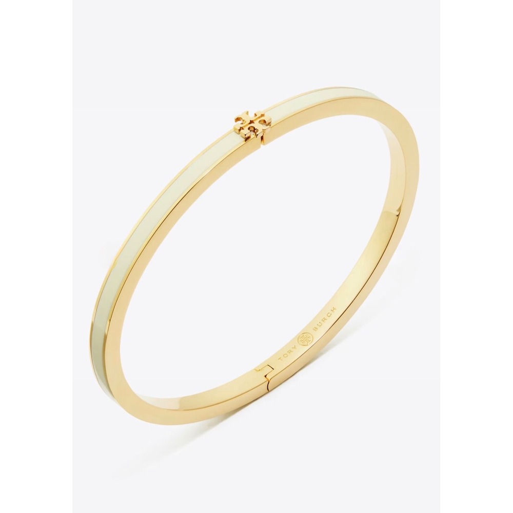 Tory Burch Icon Thin Enamel Bracelet / Dustbag Included / $140 in Stores